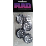 ACEDG RAD 1/18 5 spoked wheels and accessories White